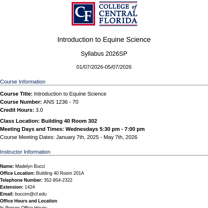 Simple Syllabus